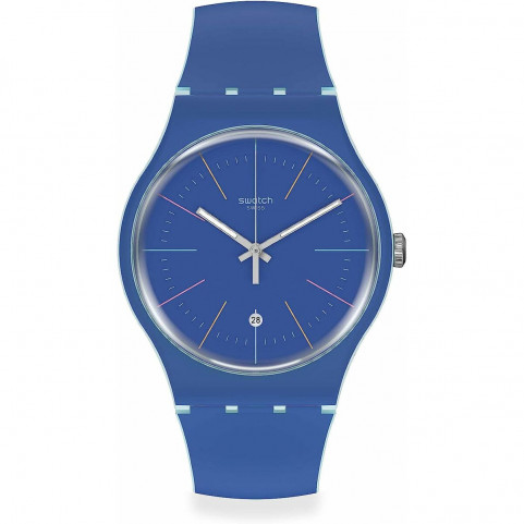 Men's Watch Swatch BLUE LAYERED (Ø 41 mm)