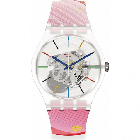 Ladies' Watch Swatch RED RIVERS AND MOUNTAINS (Ø 41 mm)