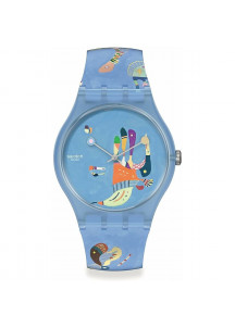 Men's Watch Swatch BLUE SKY, BY VASSILY KANDINSKY (Ø 41 mm)