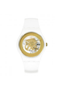 Ladies' Watch Swatch GOLDEN RINGS WHITE (Ø 41 mm)