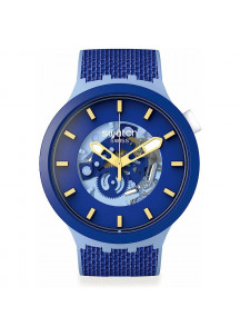 Men's Watch Swatch BOUNCING BLUE (Ø 47 mm)