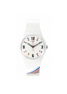 Ladies' Watch Swatch MERRY-GO-ROUND SQUARES (Ø 34 mm)