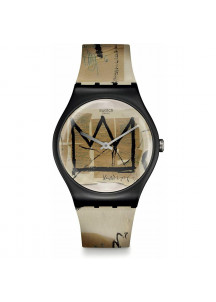 Men's Watch Swatch UNTITLED BY JEAN-MICHEL BASQUIAT (Ø 41 mm)