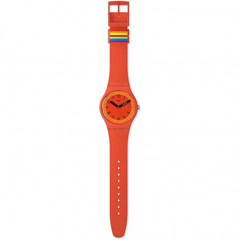 Men's Watch Swatch PROUDLY RED (Ø 41 mm)