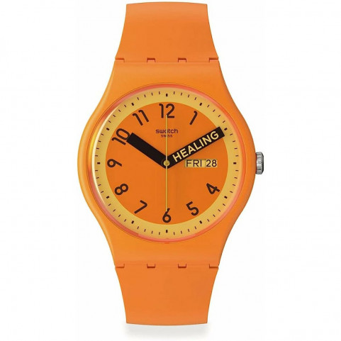 Men's Watch Swatch PROUDLY ORANGE (Ø 41 mm)