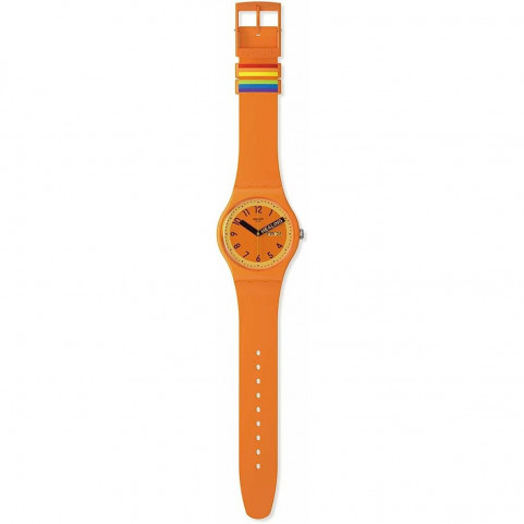 Men's Watch Swatch PROUDLY ORANGE (Ø 41 mm)