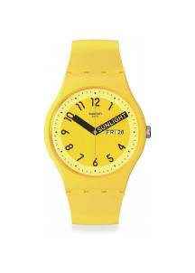 Men's Watch Swatch PROUDLY YELLOW (Ø 41 mm)