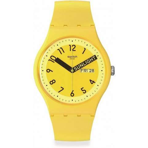 Men's Watch Swatch PROUDLY YELLOW (Ø 41 mm)