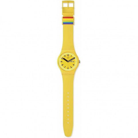 Men's Watch Swatch PROUDLY YELLOW (Ø 41 mm)