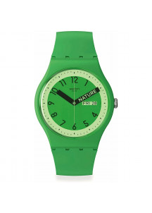 Men's Watch Swatch PROUDLY GREEN (Ø 41 mm)