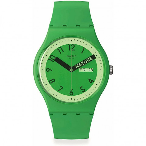 Men's Watch Swatch PROUDLY GREEN (Ø 41 mm)