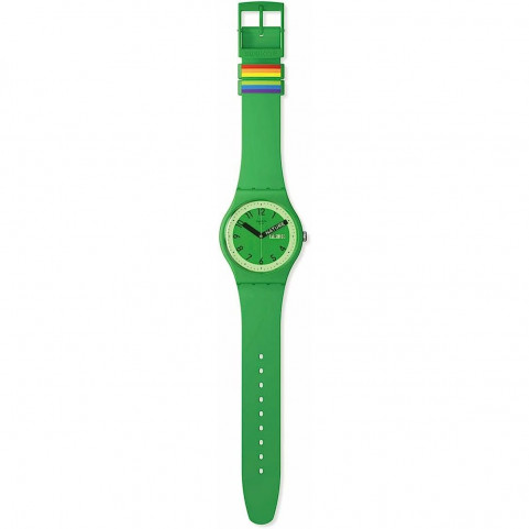 Men's Watch Swatch PROUDLY GREEN (Ø 41 mm)