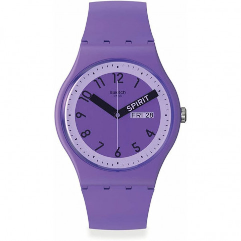 Men's Watch Swatch PROUDLY VIOLET (Ø 41 mm)