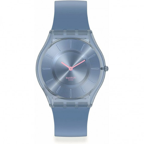 Ladies' Watch Swatch DENIM BLUE (Ø 34 mm)