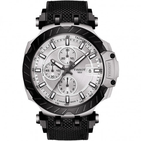 Men's Watch Tissot T-RACE AUTOMATIC CHRONOGRAPH Black (Ø 45 mm)