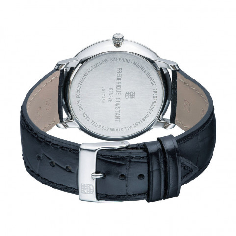 Men's Watch Frederique Constant SLIMLINE Black (Ø 38 mm)