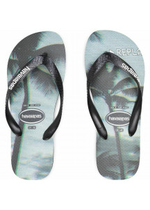 Flip Flops for Children Havaianas Top Photoprint Grey