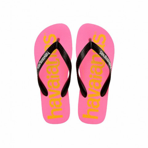 Women's Flip Flops Havaianas Top Logomania Blue Pink