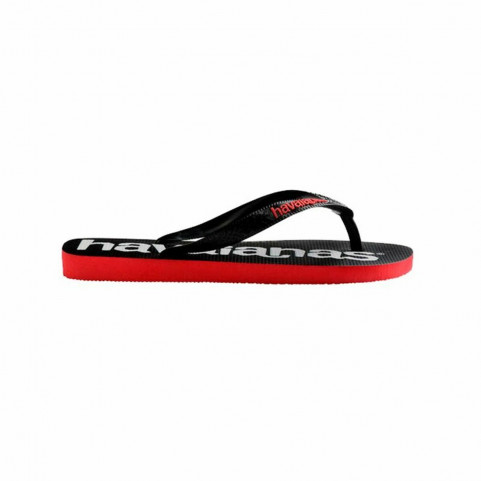 Women's Flip Flops Havaianas Logomania  Black