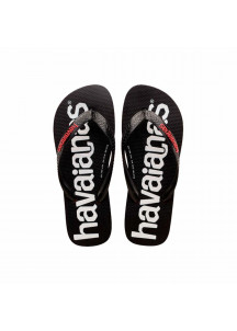 Women's Flip Flops Havaianas Logomania  Black