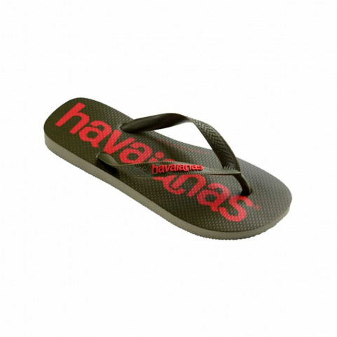 Women's Flip Flops Havaianas Logomania  Olive