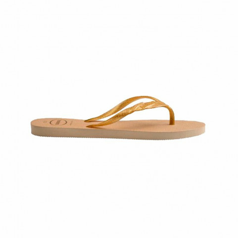 Women's Flip Flops Havaianas Fantasia Gloss Golden