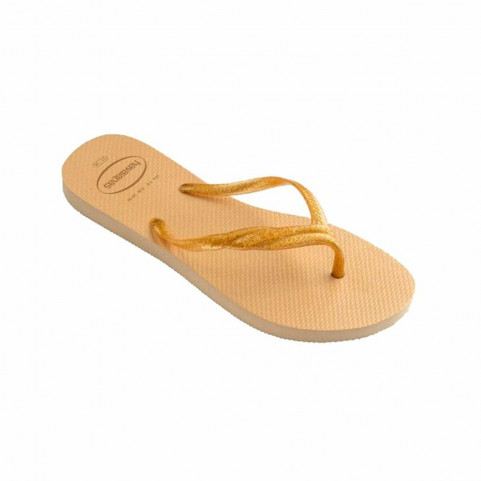 Women's Flip Flops Havaianas Fantasia Gloss Golden