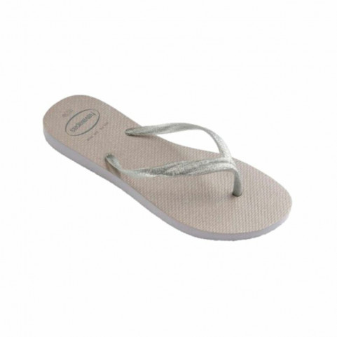 Women's Flip Flops Havaianas Fantasia Gloss Silver