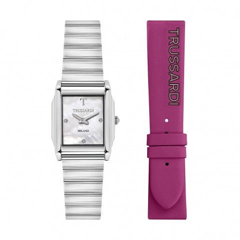 Ladies'Watch Trussardi T-GEOMETRIC Special Pack + Extra Strap (Ø 27 mm)