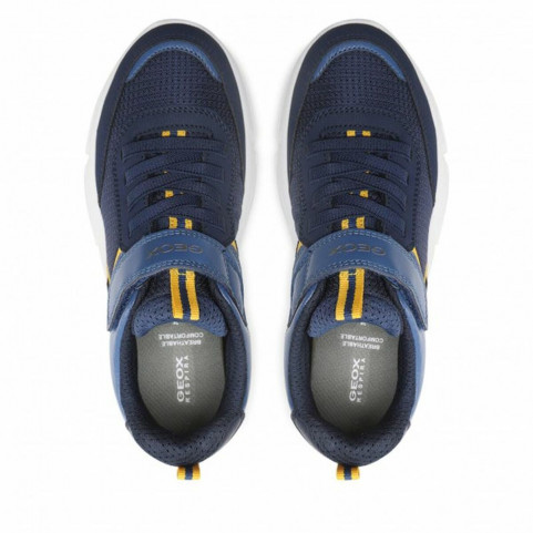 Sports Shoes for Kids Geox J Aril Bungee Navy Blue