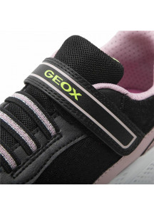 Sports Shoes for Kids Geox Sprintye Black