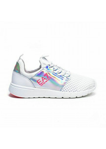 Sports Trainers for Women Armani Woven White