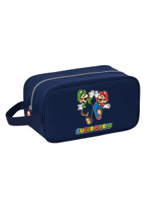 Travel Slipper Holder Super Mario 29 x 15 x 14 cm Navy Blue