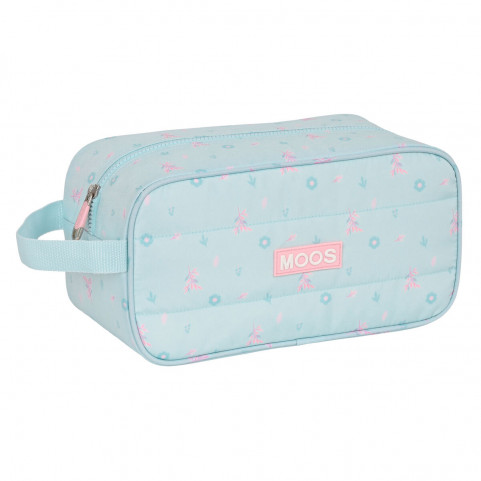 Travel Slipper Holder Moos Garden 29 x 15 x 14 cm Turquoise