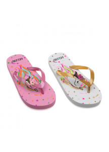 Flip Flops for Children 28-34 Unicorn