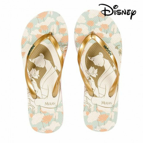 Women's Flip Flops Princesses Disney 74434 Beige