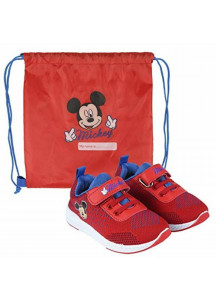 Sports Shoes for Kids Mickey Mouse Red