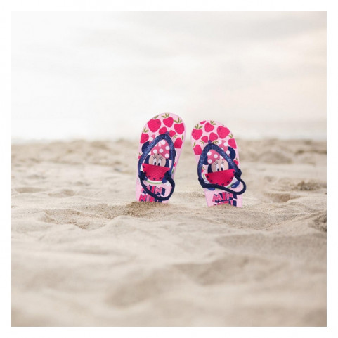 Flip Flops for Children Minnie Mouse Pink