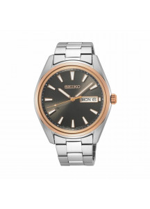 Men's Watch Seiko SUR344P1 Silver Brown