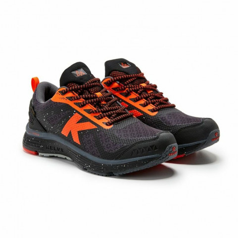 Running Shoes for Adults Kelme Cushion Travel Orange/Black