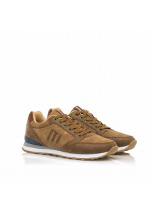 Men’s Casual Trainers Mustang Attitude Karelu Leather Light brown