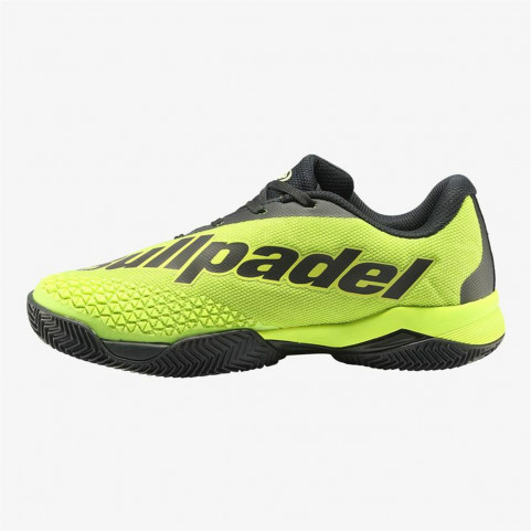 Adult's Padel Trainers Bullpadel Vertex Grip 23V Black Yellow Men