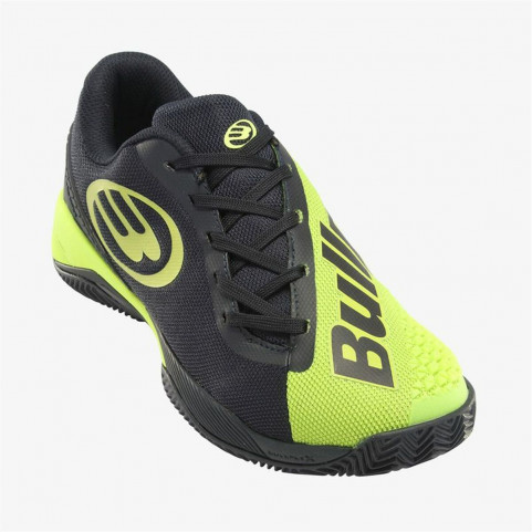 Adult's Padel Trainers Bullpadel Vertex Grip 23V Black Yellow Men