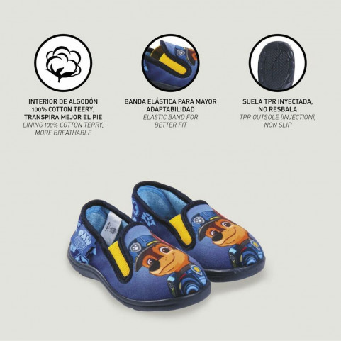 House Slippers The Paw Patrol Blue