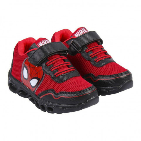 LED Trainers Spiderman Red