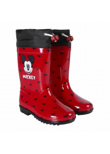 Children's Water Boots Mickey Mouse Red