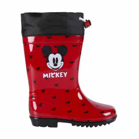 Children's Water Boots Mickey Mouse Red