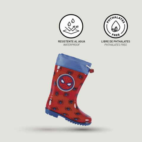 Children's Water Boots Spiderman Red