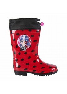 Children's Water Boots Lady Bug Red