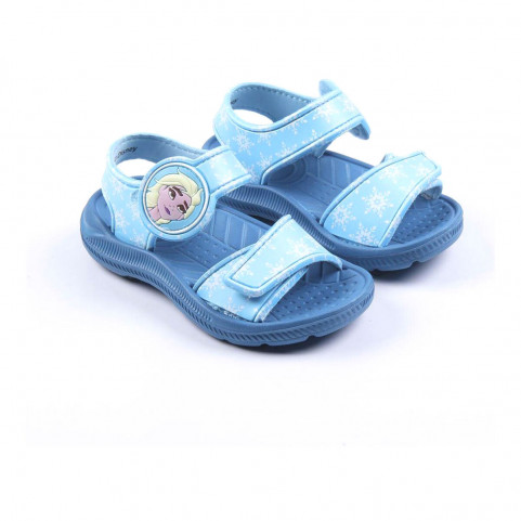 Beach Sandals Frozen Blue